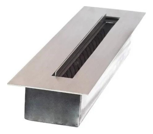 Queimador Lareira Ecológica Inox 304 À Álcool 50cm 5 Litros