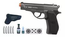 Pistola de Pressão Co2 Wingun W301 4,5mm Full Metal - Az de Espadas