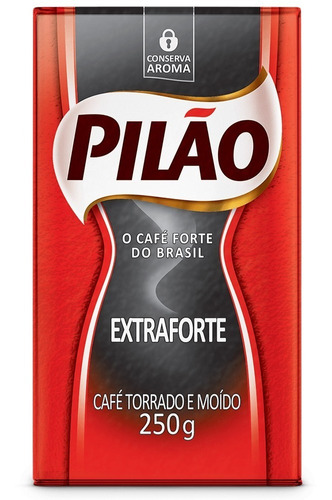 Café Brasileño Pilao Molido Extraforte Pack 2x 250 G 