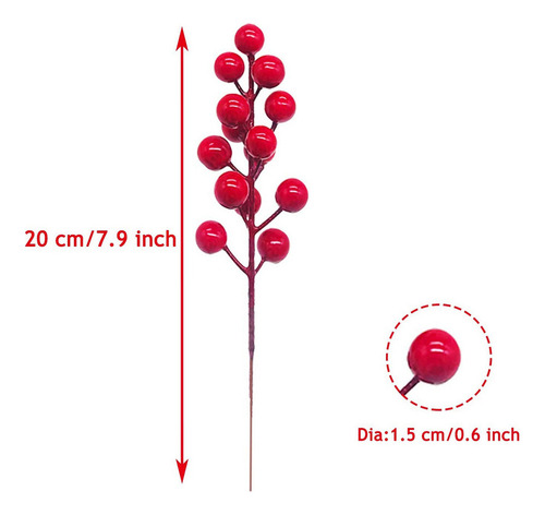 A Cb Tallos De Frutos Rojos, 48 Unidades