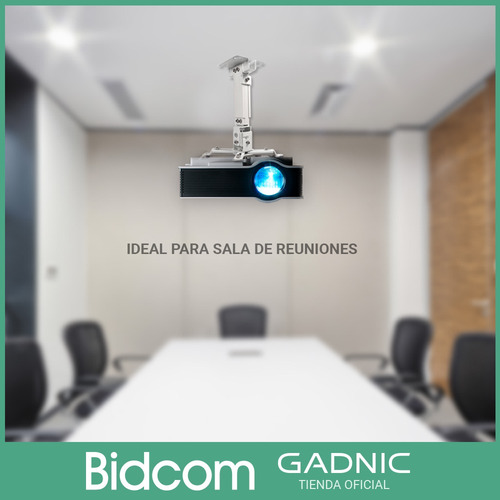 Imagen 6 de 9 de Soporte Accesorio Para Proyector Universal Calidad Techo