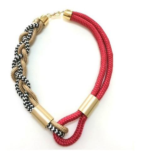 Colar De Corda Suelen Vermelho