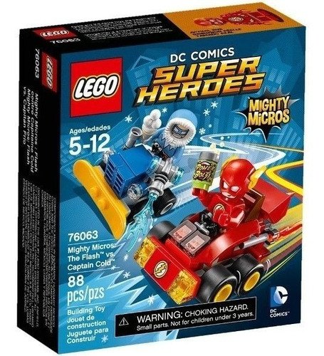 Lego Super Heroes Mighty Micros Flash Contra Capitão Frio