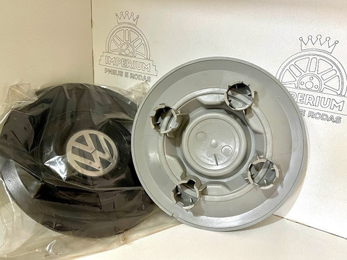 Imagem 5 de 5 de Calota Saveiro Trooper G6 Original Vw - Cinza Brilhante