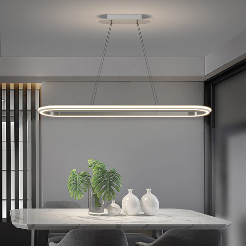 Lampara Colgante Lineal Led Regulable Moderna Minimalista L