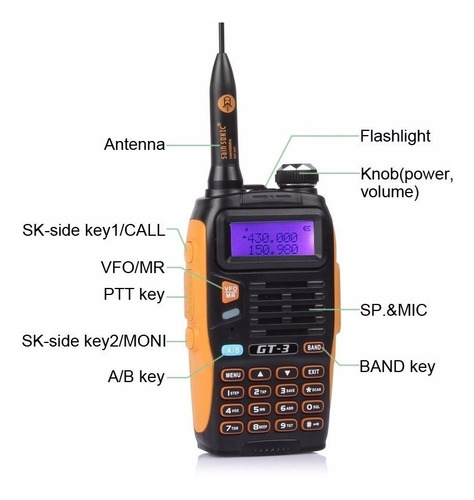 Baofeng Gt3 Mark Ii Vhf / Uhf Oferton Garantia De Baofeng!!!