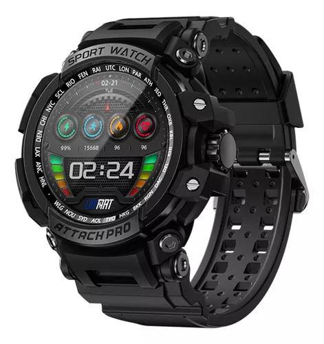 P36 Smartwatch Mujer, Reloj Inteligente Depo + Correa Negra