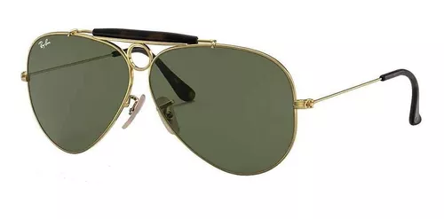 Gafas estilo Piloto Aviador Shooter Armazón Oro Lentes Amarillos México –  vogueti