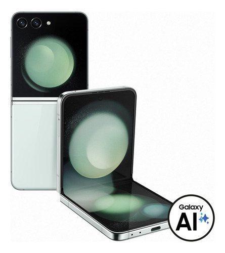 Samsung Galaxy Z Flip5 5g Dual Sim 256 Gb Verde Claro 8 Gb Ram - Excelente (Reacondicionado) (Reacondicionado)