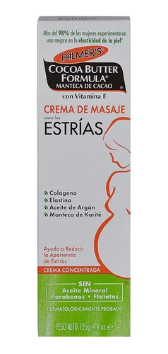 Crema De Masajes Para Estrías Palmers Cocoa Butter 125 Gr