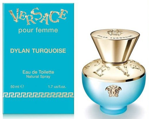 Versace Dylan Turquoise Edt 50ml Silk Perfumes Original