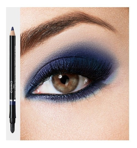 Lápiz Delineador Kohl Con Difuminador Ojos Esika Azul 