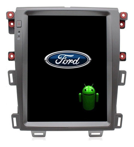 [ Tesla Ford Edge 2011-2014 Android Gps Touch Bluetooth