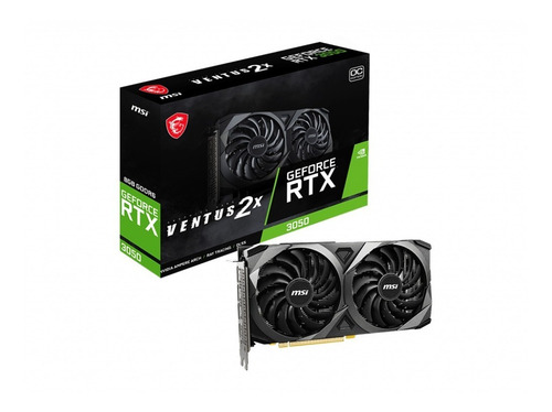 Imagen 1 de 6 de Placa De Video Msi Rtx 3050 Oc Ventus 2x 8gb Gddr6 Nvidia
