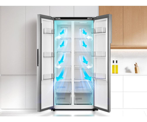 Refrigerador Midea Side By Side Inverter 17 P3 Con Wifi