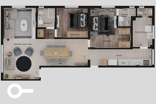Apartamento Com 2 Dormitório(s) Localizado(a) No Bairro Bela Vista Em São Paulo / São Paulo - 7097:912747