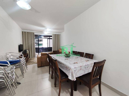 Imagem 11 de 30 de Apartamento Com 3 Dormitórios À Venda, 103 M² Por R$ 600.000,00 - Pitangueiras - Guarujá/sp - Ap5468