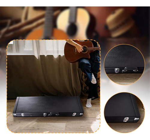 Case De Guitarra Eléctrica Con Estuche De Transporte Con