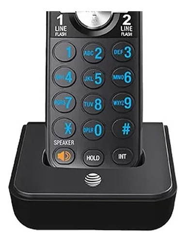 Teléfono Inalámbrico At&t Tl88102bk Dect 6.0 De 2 Líneas Con