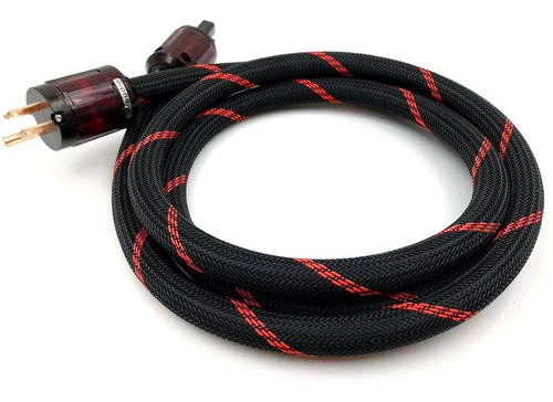 Waudio 10 Awg Hi-end Hifi Audio Cable De Alimentación De Ca