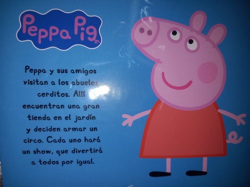 Casa De Peppa Pig, Figura 1 + Cuento El Circo De Peppa