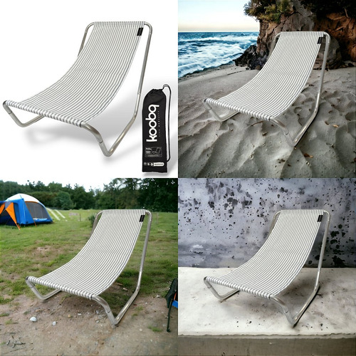 Cadeira De Alumínio Portátil Indian Silver La Digue - Koobq