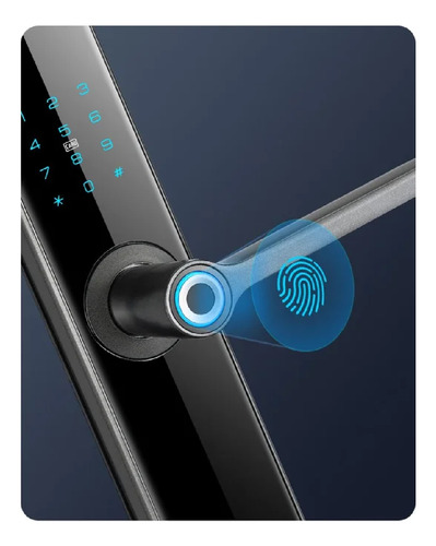 Fechadura Digital Biometrica Touch Screen Maçaneta