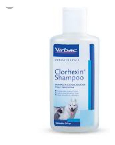 Virbac Clorexin Shampoo Para Perros Gatos 240 Ml