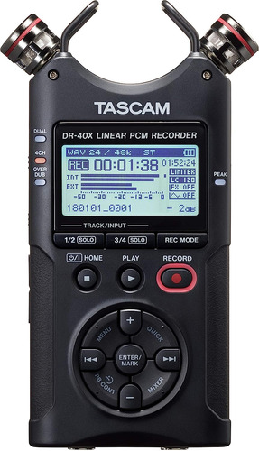 Tascam Dr-40x Grabadora De Audio Portátil