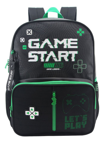 Mochila Gamer Escolar 17 PuLG. Bolsillo P/botella 30 Divina!