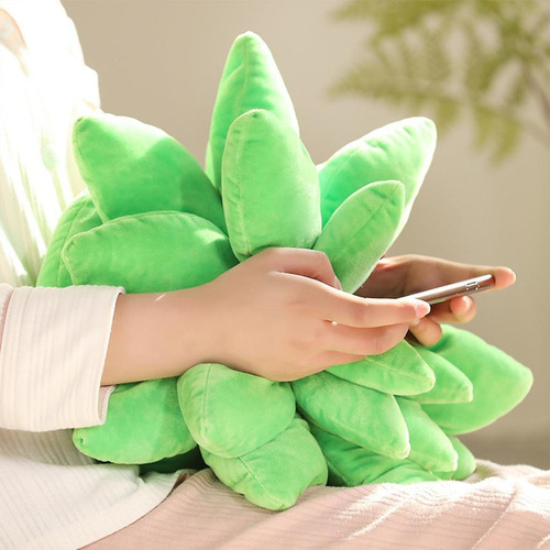3 Uds 3d Suculentas Tiro Almohada Planta Sofá Patio