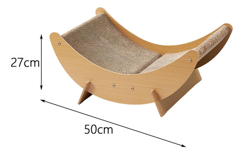 Cat Scratcher Cartón Sillón Cama Para Mascotas Con Soporte