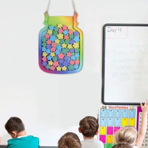 Frascos De De Madera Tabla De Estrellas Del Aula Para Niños
