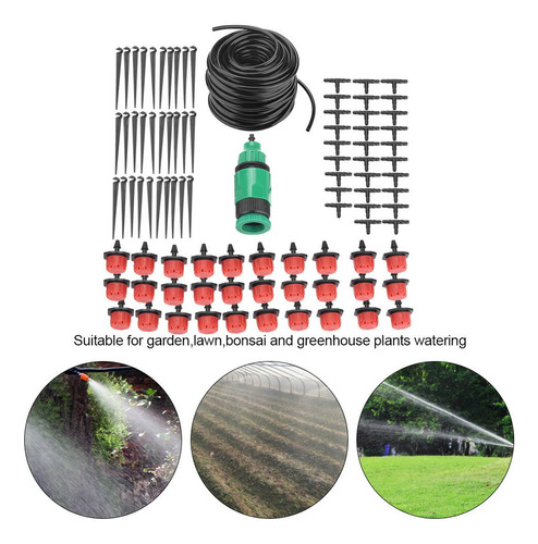 Jardín Césped Invernadero Micro Sistema De Riego Kit Plant