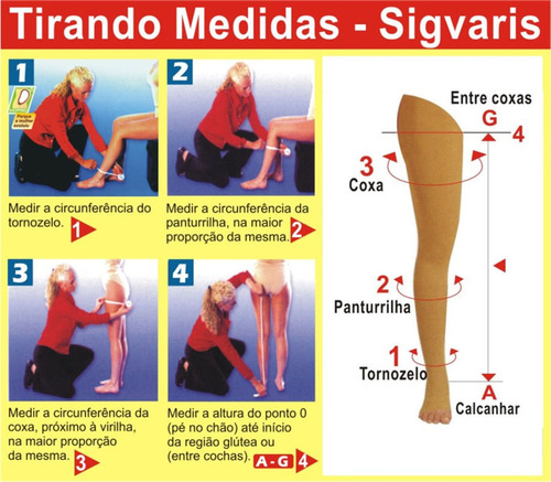 Meia Calça Gestante Sigvaris 20-30mmhg Premium 862 Atm