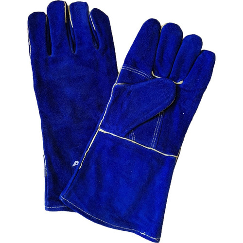Guante Para Soldador Azul Reforzado Hilo Kevlar Epp Mexico
