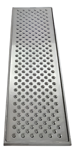 Ralo 15x50cm Grelha Alumínio Anti Inseto Com Suporte