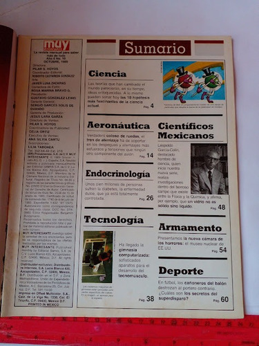 Revista Muy Interesante No 10 Año 6 (Usado)