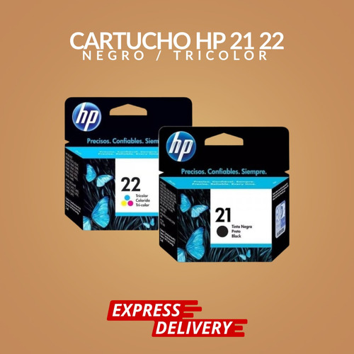 Cartucho Hp Original 21 22