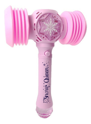 Máquina De Burbujas Con Varita Mágica Pink Hammer