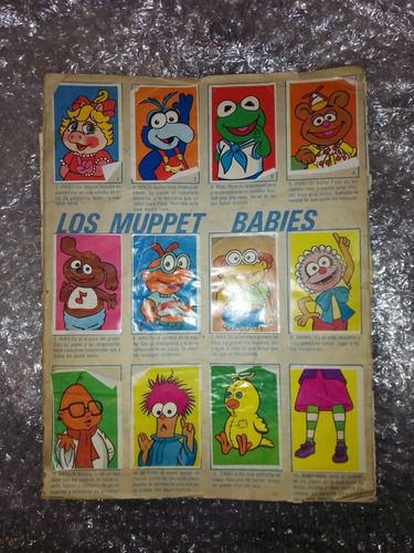 Álbum De Estampas Muppets Babies Helados Holanda 