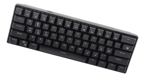 Teclado Mecánico De 61 Teclas Con Retroiluminación Rgb Azul