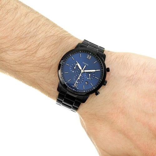 Reloj Fossil Fs5698 Neutra Metal - Hombre - Nuevo Y Original