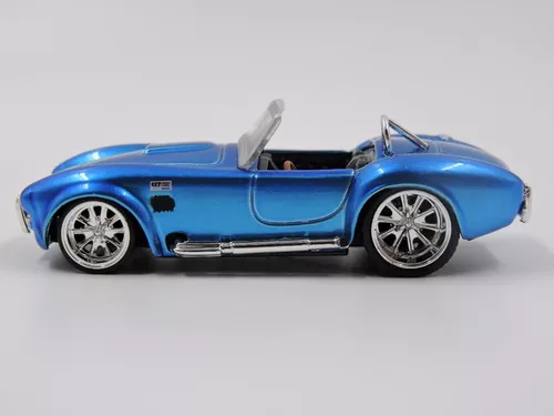 Miniatura Carro Colecionável Ford Shelby Cobra 427 1965 Azul