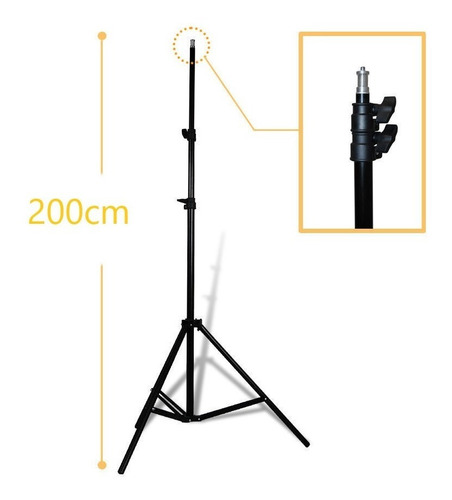Imagen 5 de 9 de Kit De Fotografia Video Iluminacion Continua Sombrillas