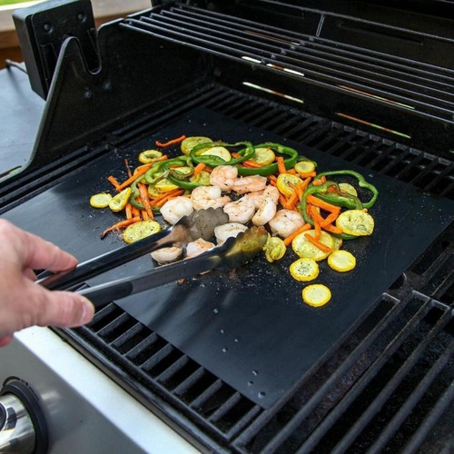 Imagen 2 de 4 de Lamina Tela Antiadherente Parrilla Horno Plancha 40x33cm