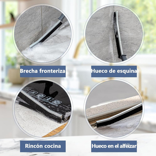 Cepillo De Limpieza De Grietas De Cerdas Duras, Juego de 20 cepillos de baño, Cepillo de Limpieza de lechada para Cocina, baño, Ventanas, Cepillo Multiusos para Limpieza de Grietas