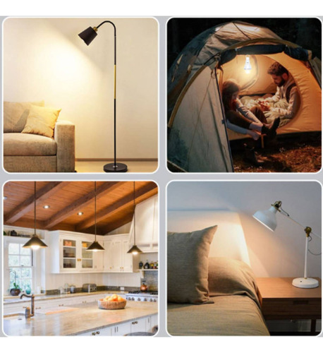 Lâmpada Led Camping 9w Emergency Lights Usb