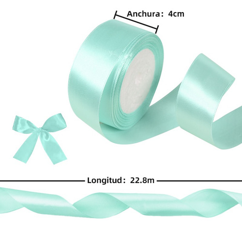 -de 5 Rolos De Fita De Cores De Decoração De Cetim 4 Cm 114-