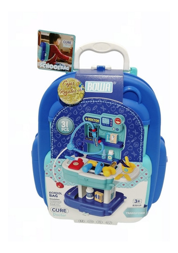 Maleta Kit Doctor Dispensador Agua Juguete Medico